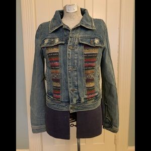 FREE PEOPLE AZTEC JEAN JACKET